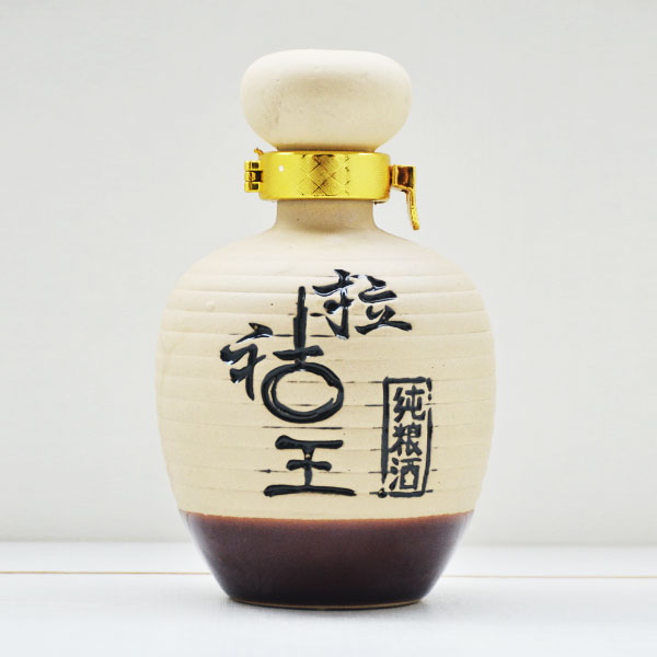 云南拉祜王素燒陶瓷酒瓶