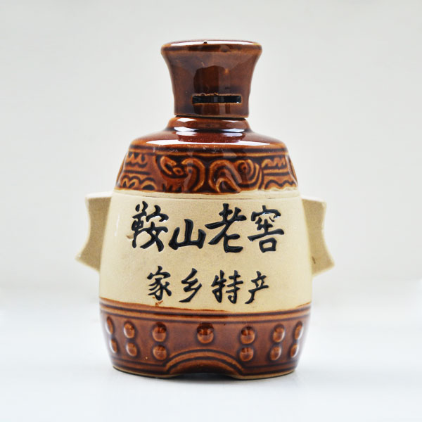 云南鞍山老窖素燒陶瓷瓶