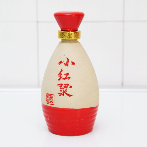 浙江小紅梁素燒陶酒瓶