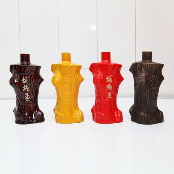 胡楊王高檔陶瓷酒瓶