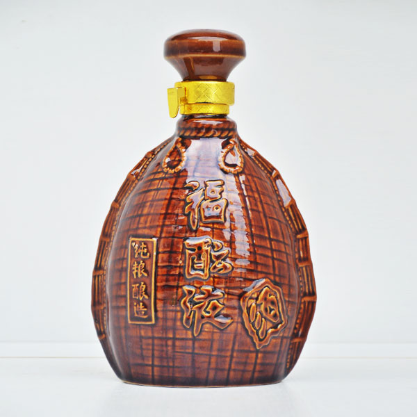 陜西定制福釀液陶瓷酒瓶