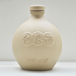 純糧白色素燒陶瓷酒瓶