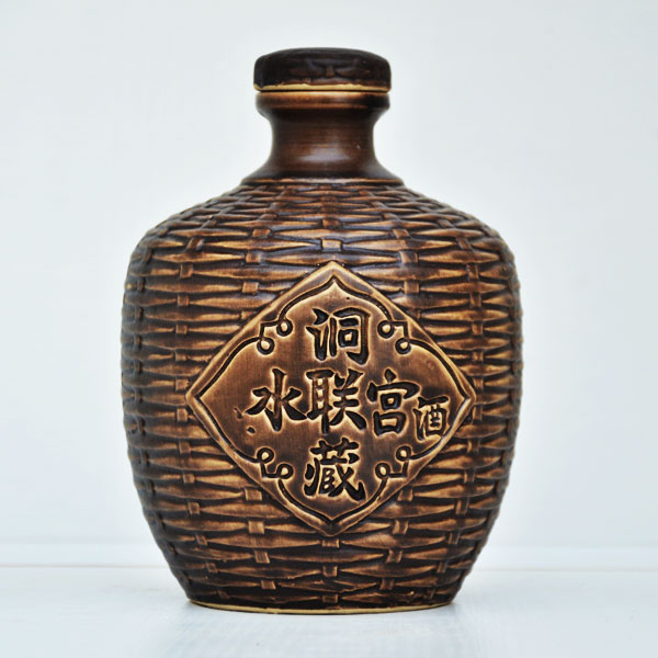 竹編定制陶瓷酒瓶